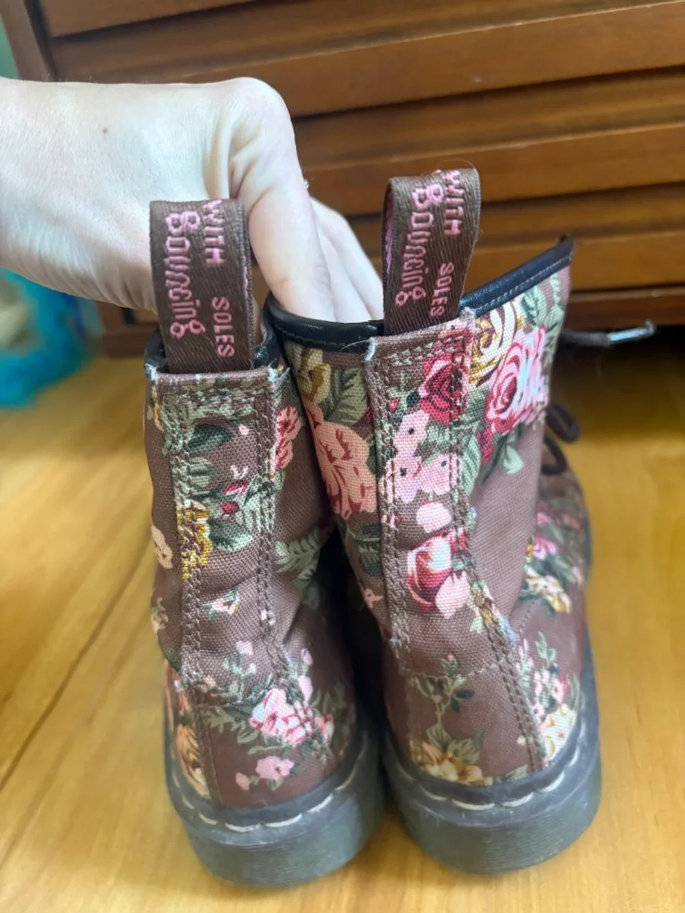 Floral Doc Martens - Picture 3 of 4